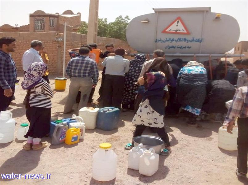 توزیع ماهانه 720هزار لیترآب شرب در روستاهای شهرستان مرزی صالح آباد